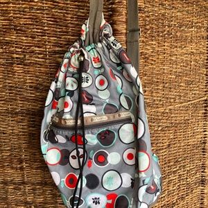 LeSportsac  tall bucket crossbody bag